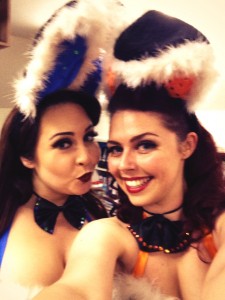 Kitty Devine (left) and Tabitha Taboo (right) as Folly Mixtures